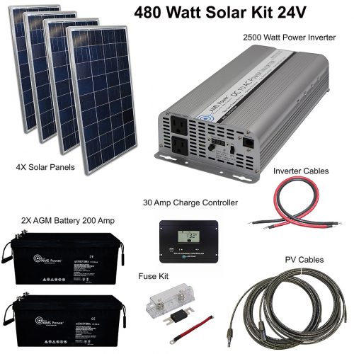 Kit Solar 1500W - Para Lavarropas Freezer - Kit Solar