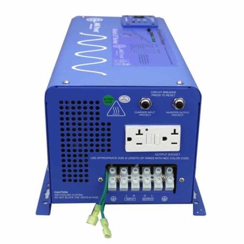 3000 WATT PURE SINE INVERTER CHARGER 12 VDC to 120 VAC