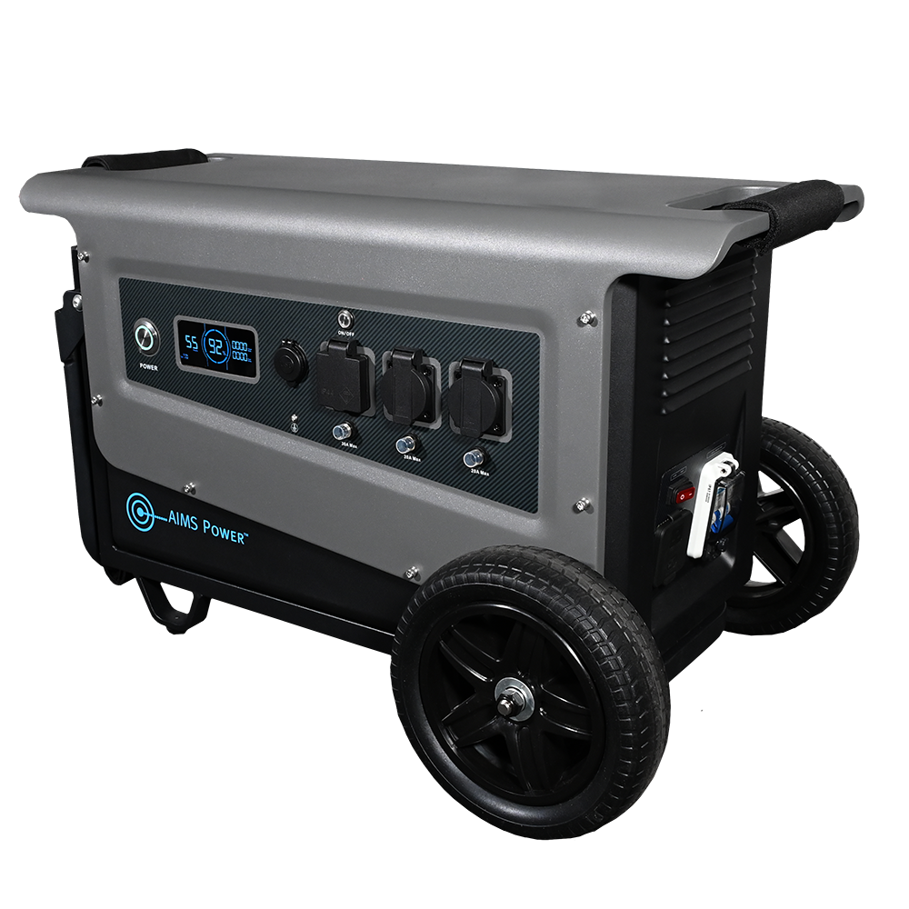 FREE SOLAR PANEL W/ Portable Solar Generator 5.04 kWh 33 Amp Output Lithium  Battery | Solar & Grid Inputs Expandable  The Inverter Store